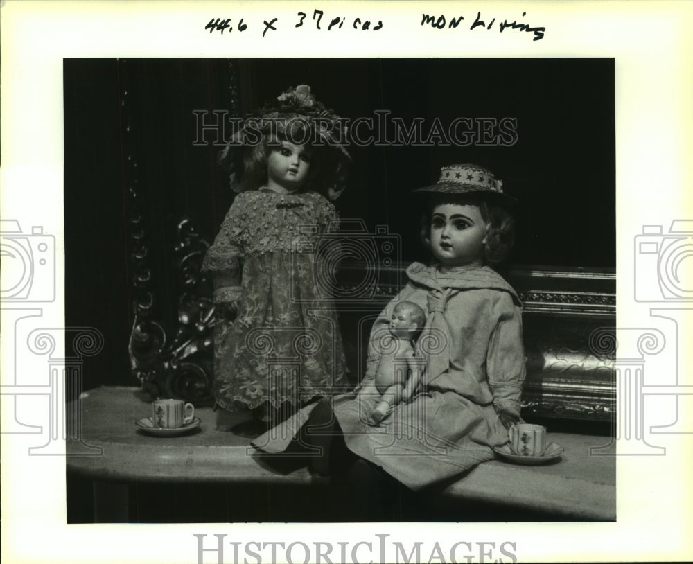 1991 Press Photo Dolls on Exhibit at Louisiana State Museum - noa94268 - Historic Images