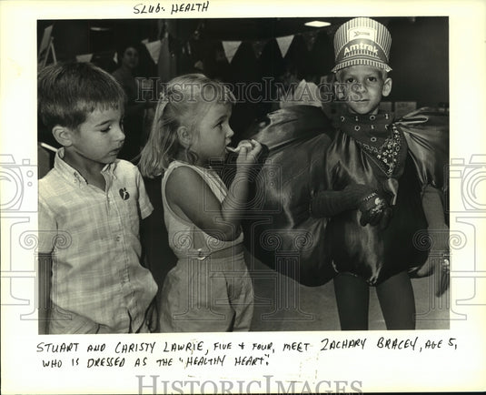 1985 Press Photo Children at East Jefferson General Hospital Children's Fair - Historic Images