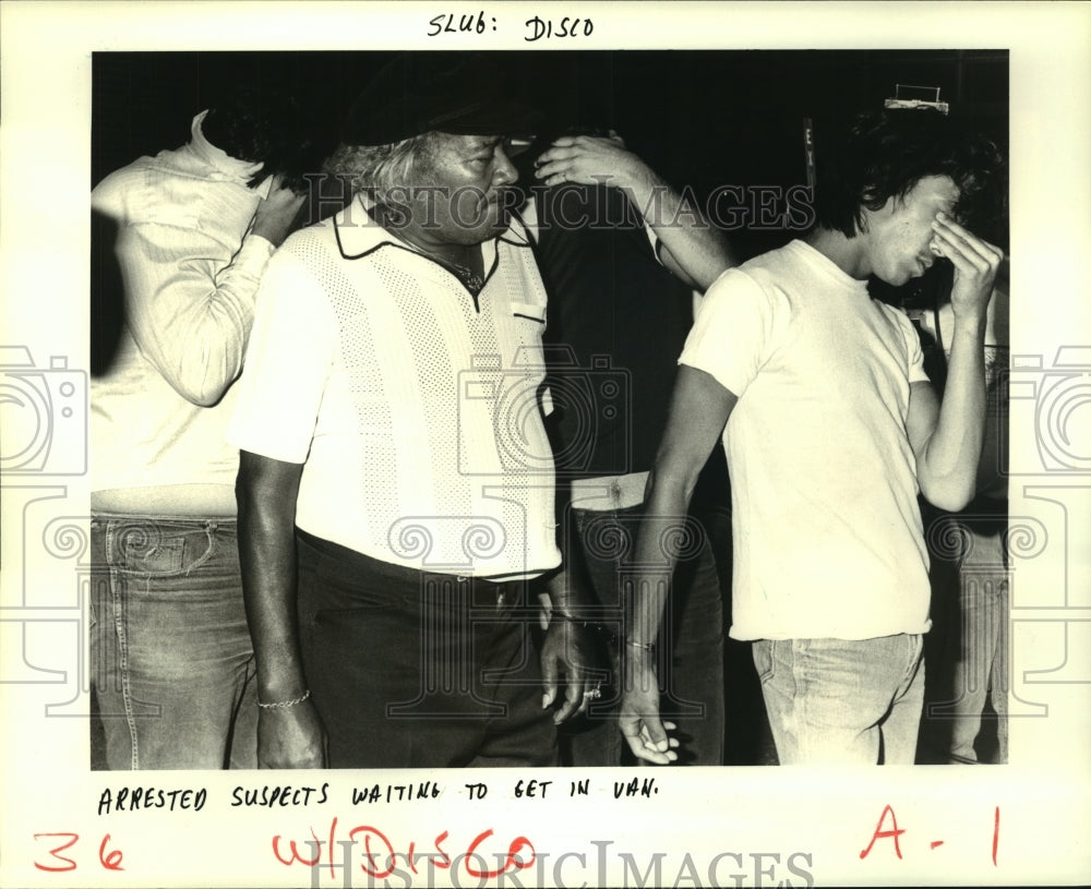 1985 Press Photo Drug Arrests - Jefferson Parish deputies make morning drug raid - Historic Images