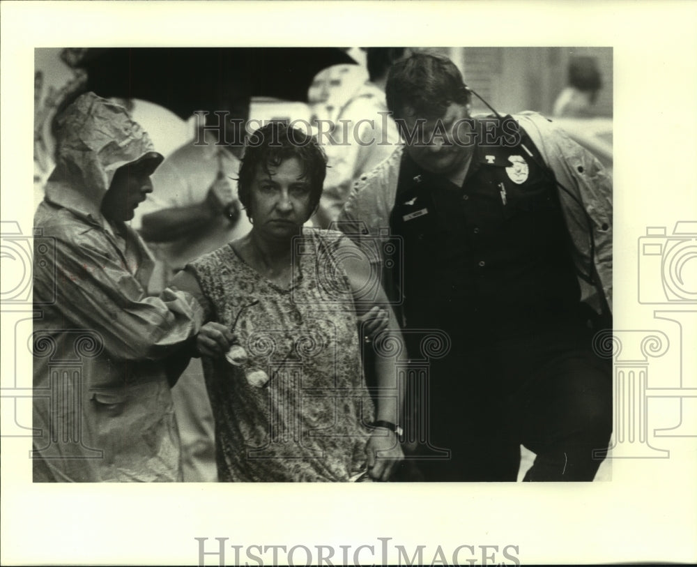 1982 Press Photo Pan American World Airways Flight 759 crash survivors in Kenner - Historic Images