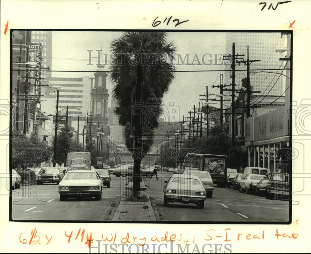 1979 Press Photo General view of Dryades Street - noa94667 - Historic Images