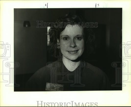 1991 Press Photo Jan Dresser, President of Metairie Jaycees - noa94699 - Historic Images