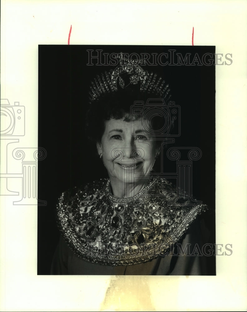 1987 Press Photo Eva Mae Edgecomb of Louisiana. - noa95134 - Historic Images