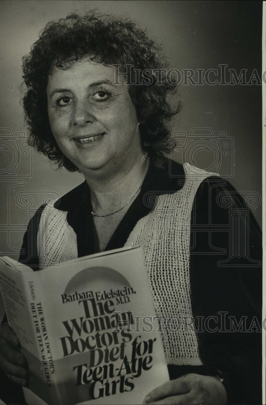1980 Press Photo "The Woman Doctor's Diet for Women" author Dr. Edelstein. - Historic Images
