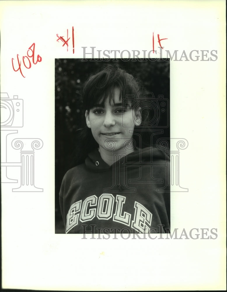 1992 Press Photo Rodnelle Hadley, Ecole Classique athletic - noa95301 - Historic Images