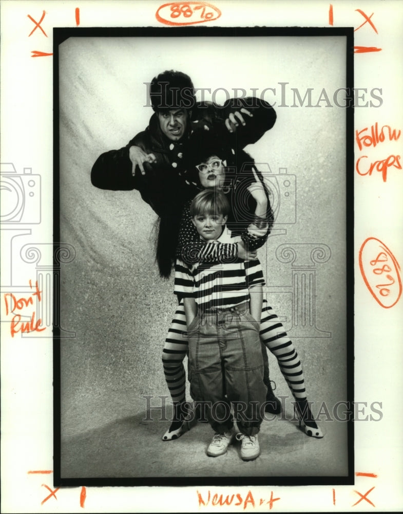 1991 Press Photo Cast of Jack &amp; the Bean Stalk at Le Pett Theatre - noa95310 - Historic Images