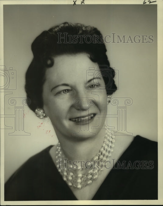 1960 Press Photo Lois Duthu, Queen of the Krewe of Noblads' Annual Ball - Historic Images