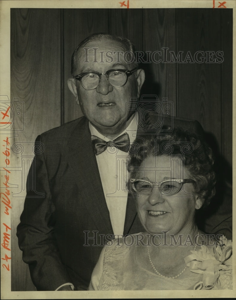 1969 Press Photo Mr. and Mrs. Louis G. Dutel Sr.&#39;s 50th Wedding Anniversary - Historic Images