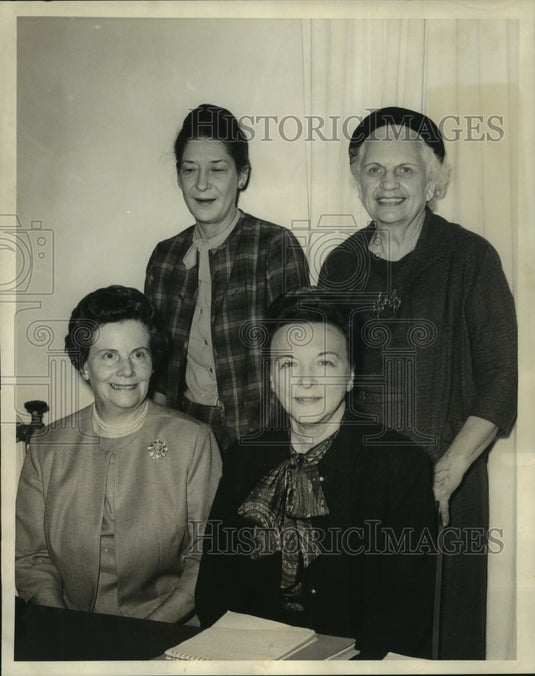 1966 Press PhotoFink Home newly elected officers at 3643 Camp - Historic Images