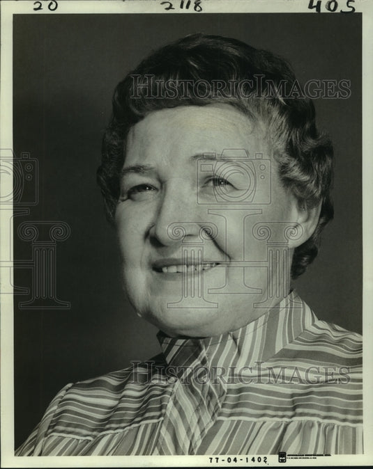 1977 Press Photo Hettie Dawes Eaves of Avondale Shipyars - noa95558 - Historic Images