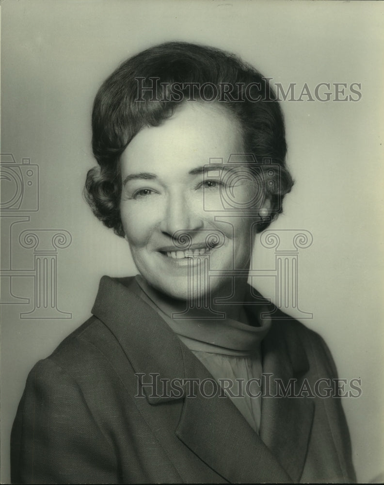 1968 Press Photo Hettie Dawes Eaves, Vice President of Avondale Shipyards-Historic Images