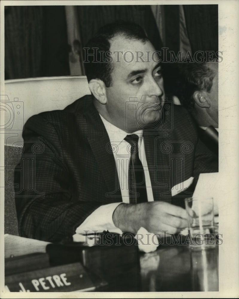 1962 Press Photo Honorable Clarence Dupuy at meeting. - noa95600 - Historic Images