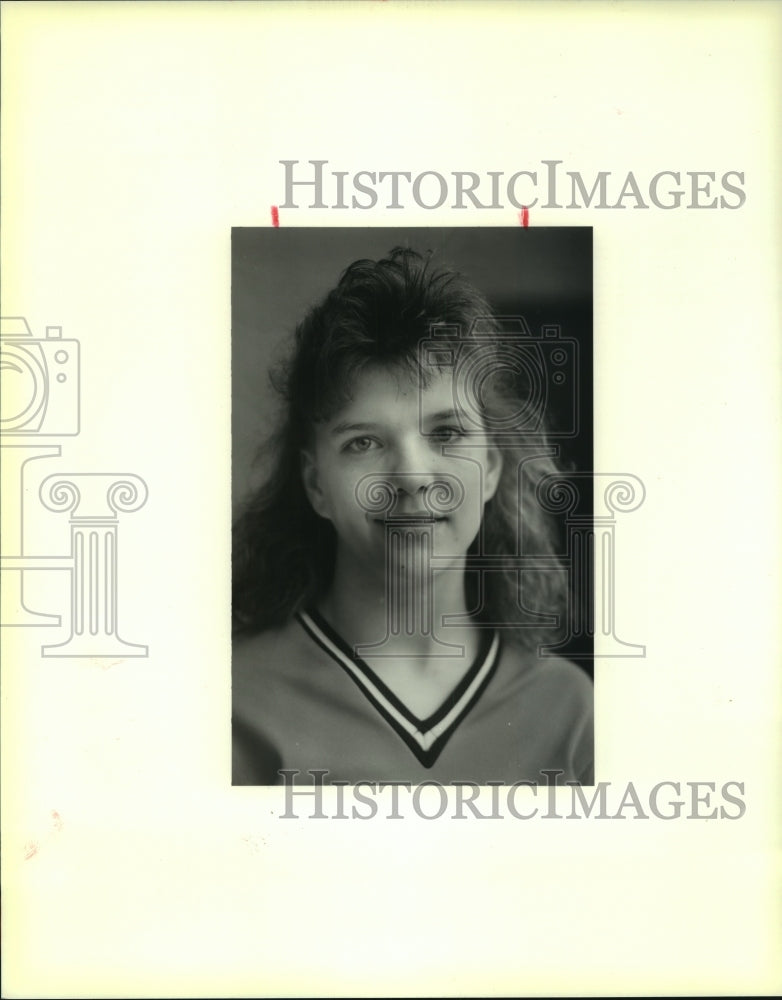 1990 Press Photo Brandi Dupre, Higgins Girls Basketball Team Player - noa95614 - Historic Images