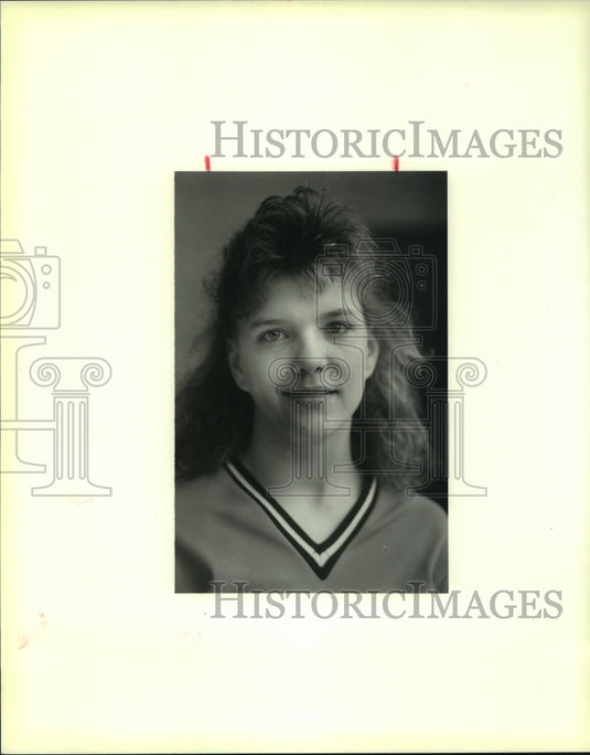 1990 Press Photo Brandi Dupre, Higgins Girls Basketball Team Player - noa95614 - Historic Images