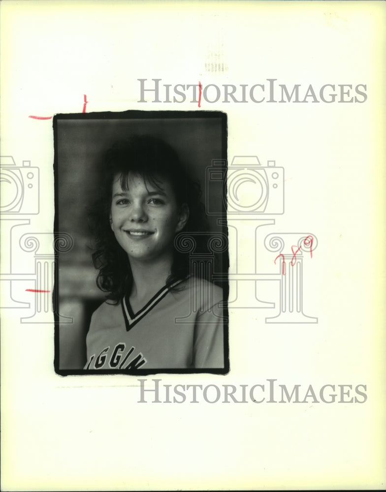 1989 Press Photo Brandi Dupre of the Higgins Girls Basketball team - noa95618 - Historic Images