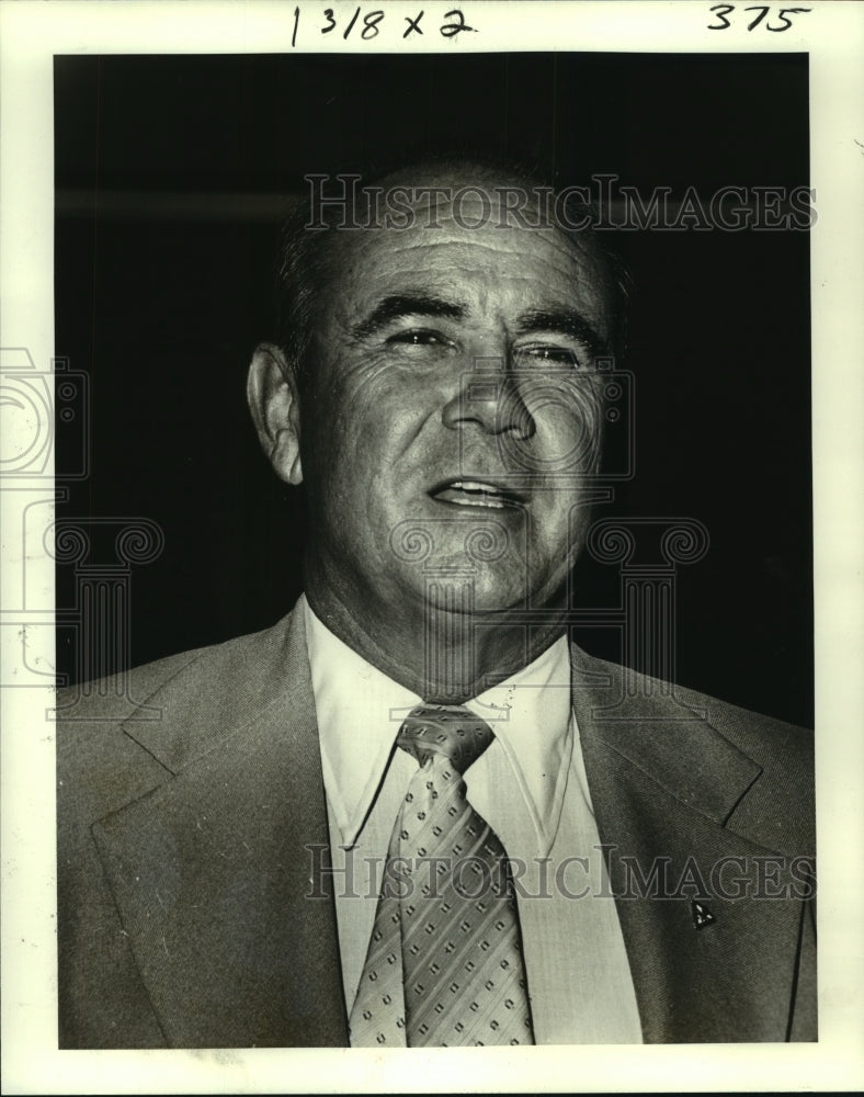 1981 Press Photo Cliff Durand, Jr., Principal, Catahoula Elementary School - Historic Images