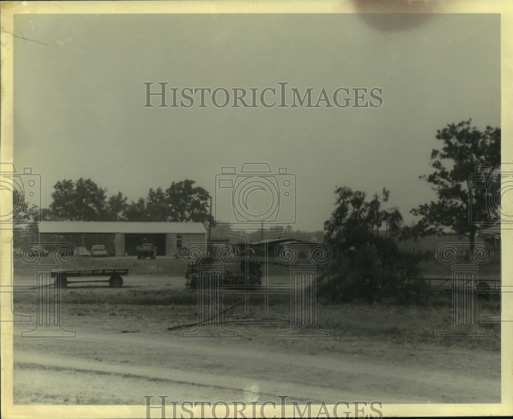 1980 Press Photo Outside of East Carroll Parish Prison Farm, Transylvania, LA - Historic Images