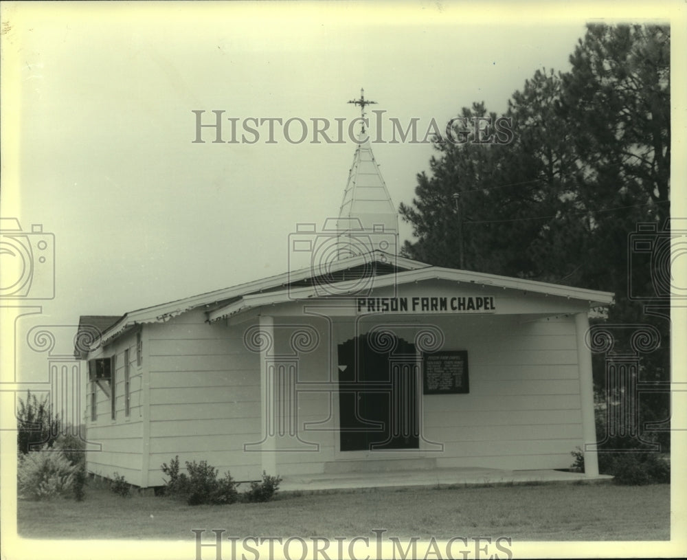 1980 Press Photo East Carroll Parish Prison Farm Chapel, Transylvania, Louisiana - Historic Images