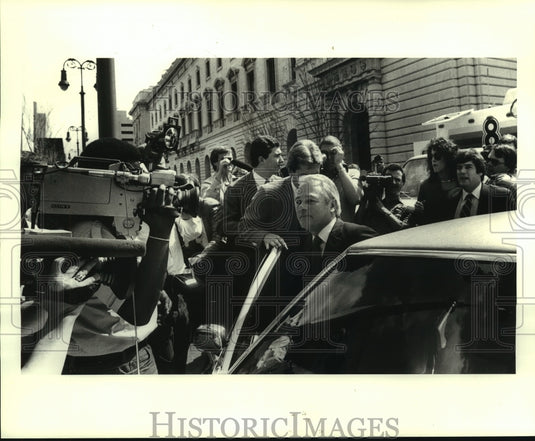1985 Press Photo Governor Edwin Edwards at Federal Courts - noa95791 - Historic Images