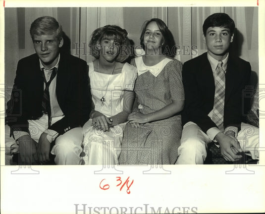 1986 Press Photo Perry Eastman and others at Eight O'Clockers event - noa95970 - Historic Images