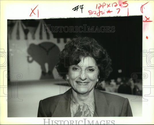 1993 Press Photo Children's Guild Hospital Luncheon Guest, Virginia Eckhodlt - Historic Images