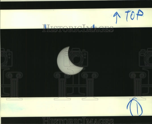 1984 Press Photo Moon Eclipse - noa96021 - Historic Images