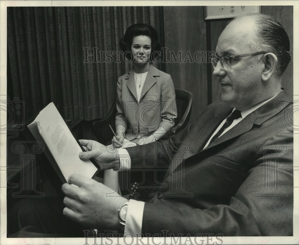 1968 Lillian Duplechin, Certified Professional Secretary Certificate - Historic Images