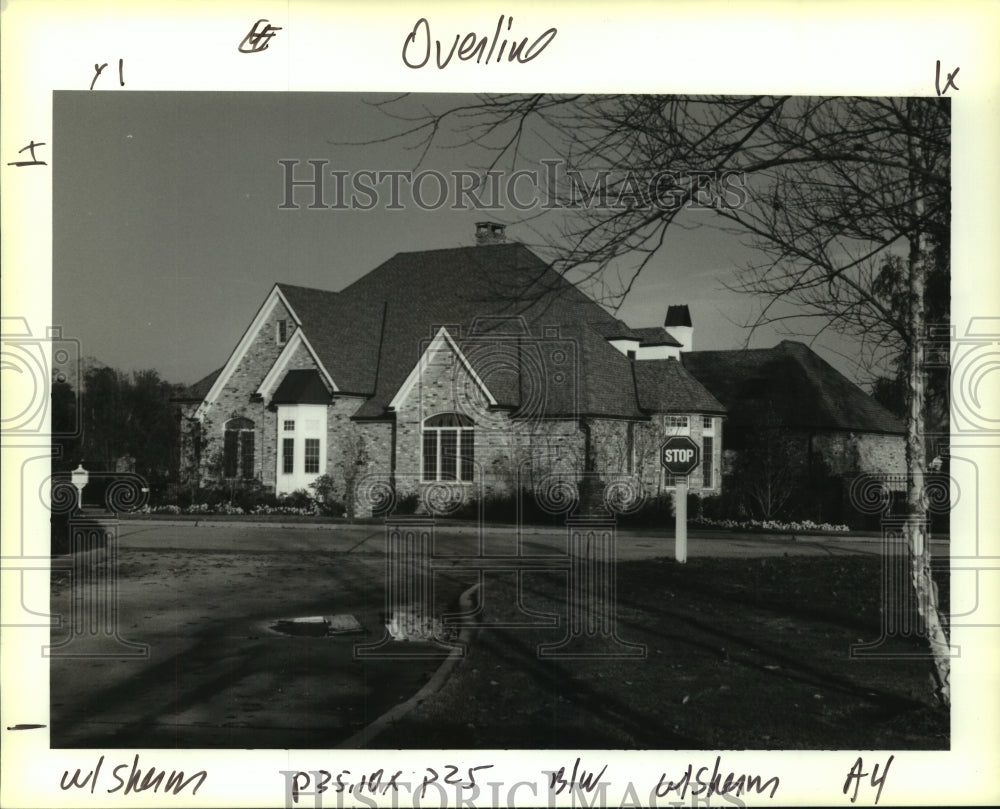 1993 Press Photo Eastover Country Club Building, New Orleans, Louisiana - Historic Images