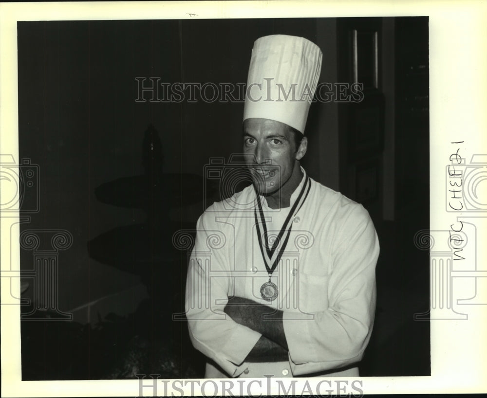 1992 Press Photo Chef Carl Dusek - noa96293 - Historic Images