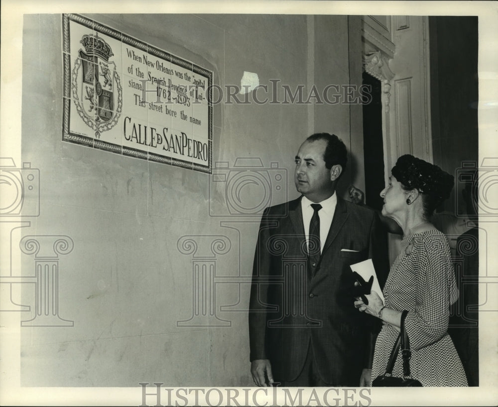 1965 Press Photo Lou Wylie, president, French Quarter Residents' Association - Historic Images