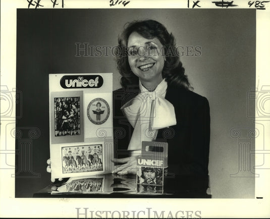 1982 Press Photo Sharon Durham of United Nations's International Children's Fund - Historic Images