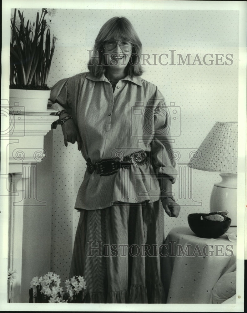 1984 Press Photo Mary Emmerling, &quot;First Lady of American Country Decorating.&quot; - Historic Images