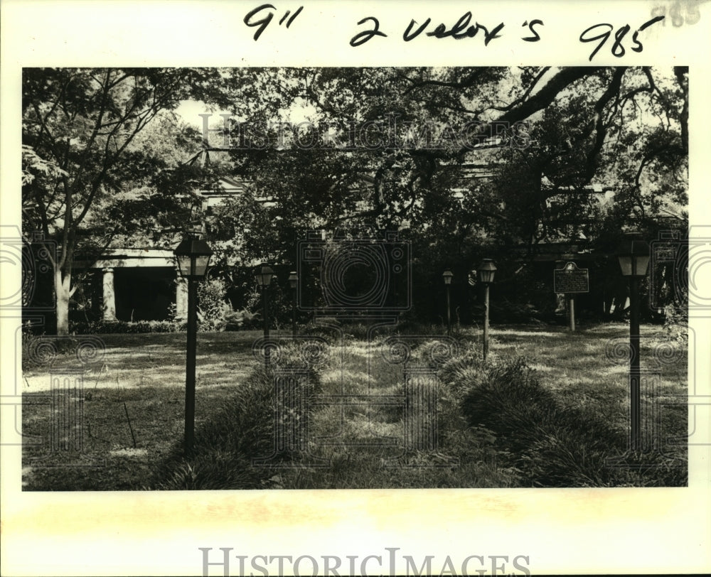 1982 Press Photo Elmwood Plantation Archaeological Dig Site - noa98412 - Historic Images