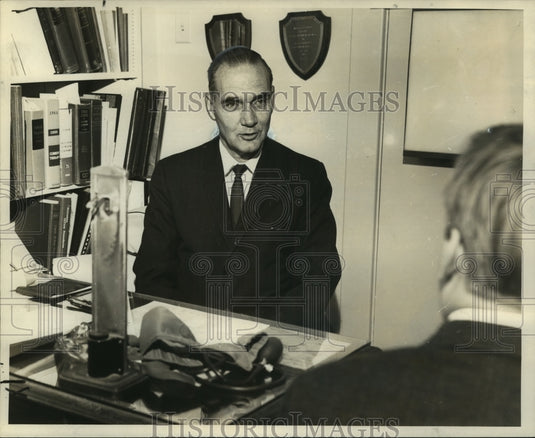 1966 Press Photo Dr. Mayo L. Emory to spend two months in Viet Nam. - noa98621 - Historic Images
