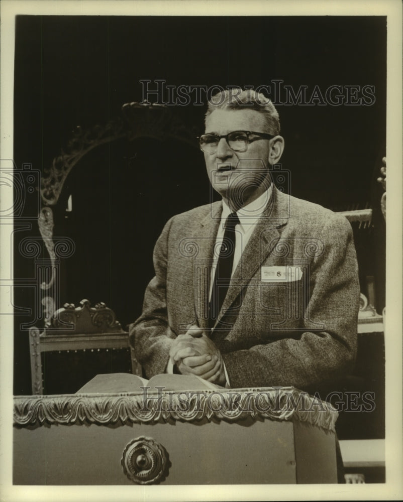 1962 Press Photo Maurice N. Eisendrath of Union of American Hebrew Congregation - Historic Images