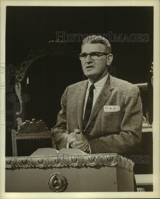 1962 Press Photo Maurice N. Eisendrath of Union of American Hebrew Congregation - Historic Images