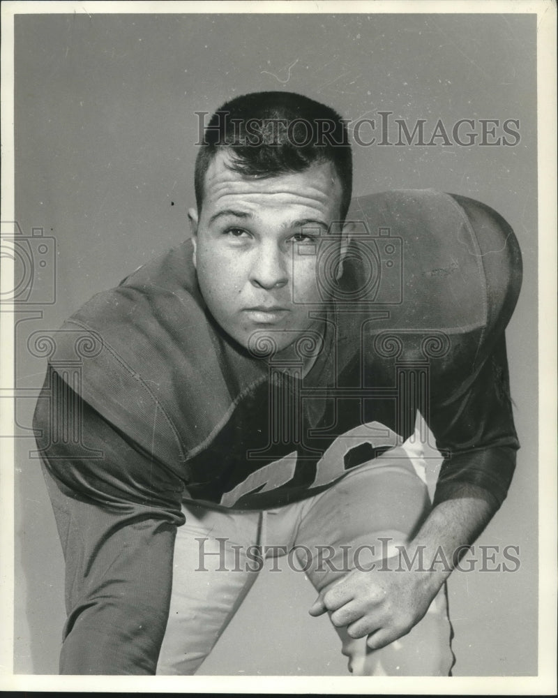 Press Photo Dan Egan, Tulane University football player - nob00063 - Historic Images