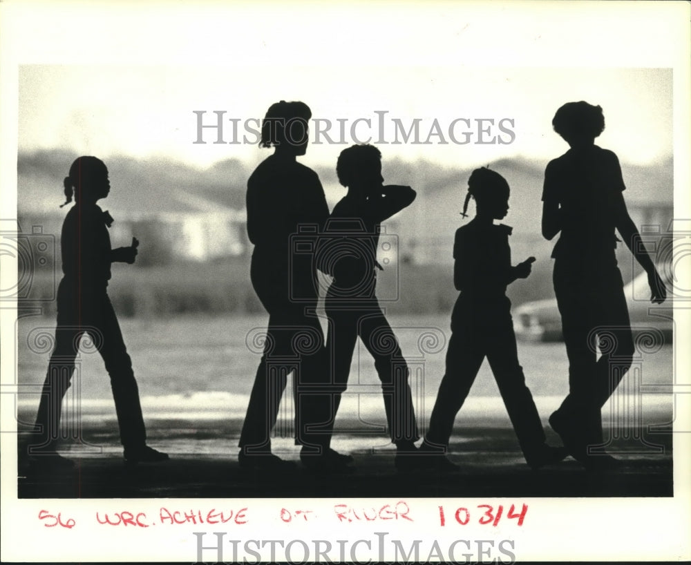 1985 Press Photo East Saint John High School Students at 4-H Achievement Day - Historic Images