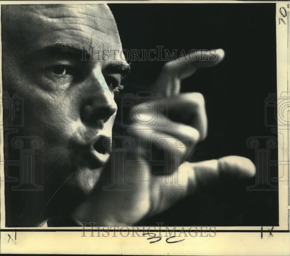 1978 Press Photo John Erhlichman testifies before Senate Watergate Committee - Historic Images