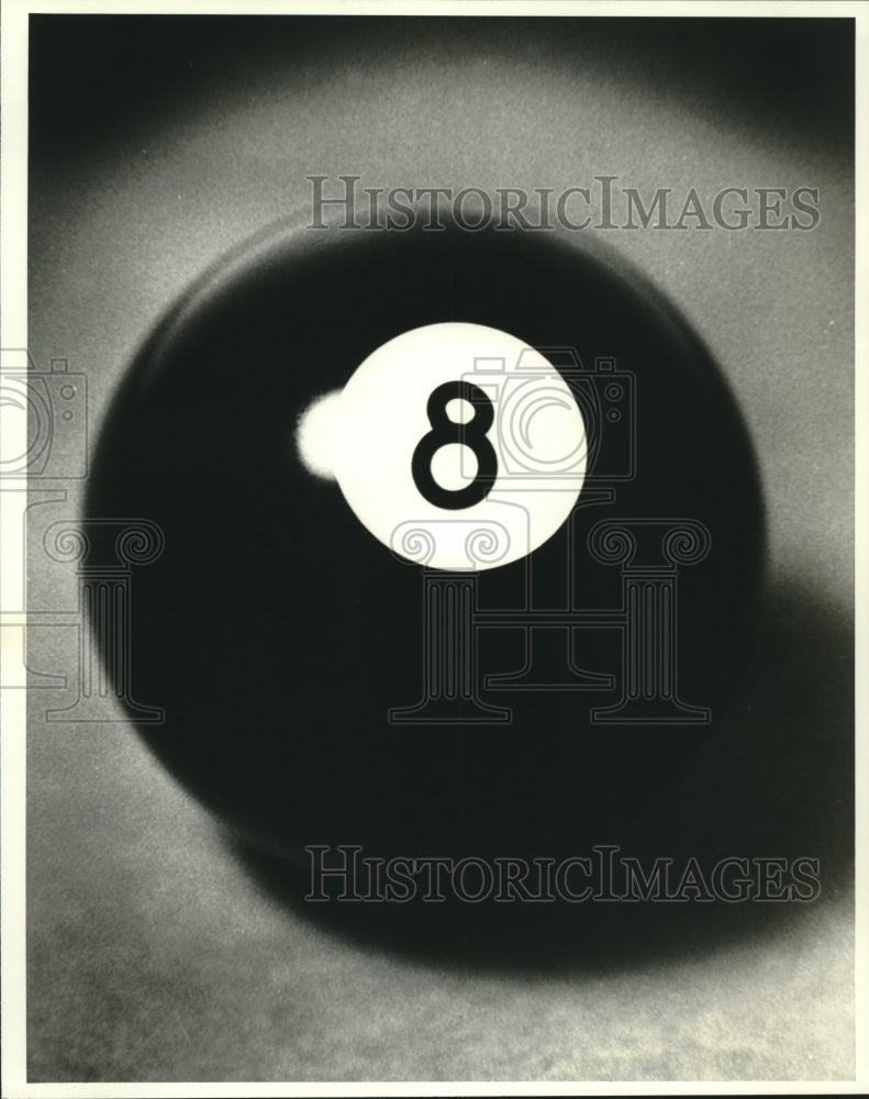 1978 Press Photo Billiards 8-Ball - nob01494 - Historic Images