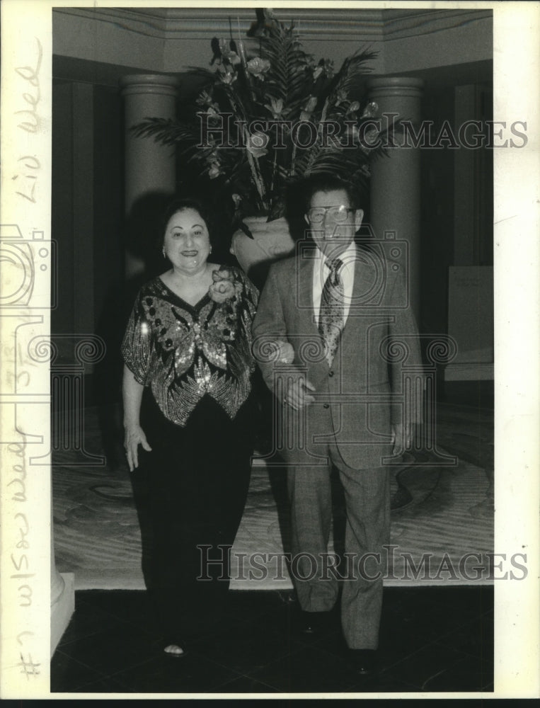 1989 Press Photo Esther Eble and Frank Ehret Jr., Jefferson Historical Society - Historic Images