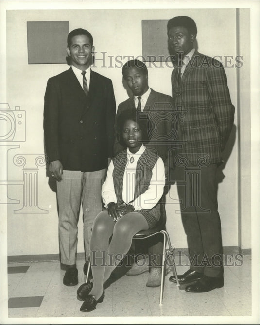 1969 Press Photo Class presidents of Southern University at New Orleans - Historic Images