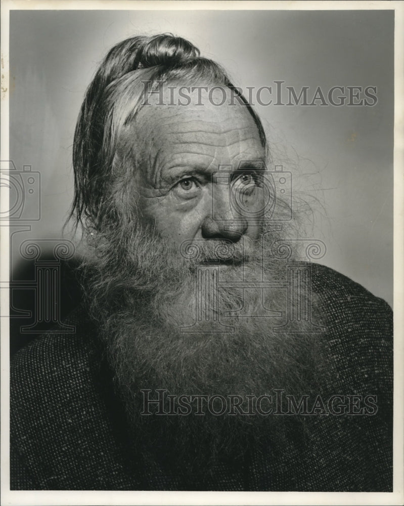 1961 Press Photo Albert S. Falk, Peace Plan Promoter at Dale, Minnesota-Historic Images