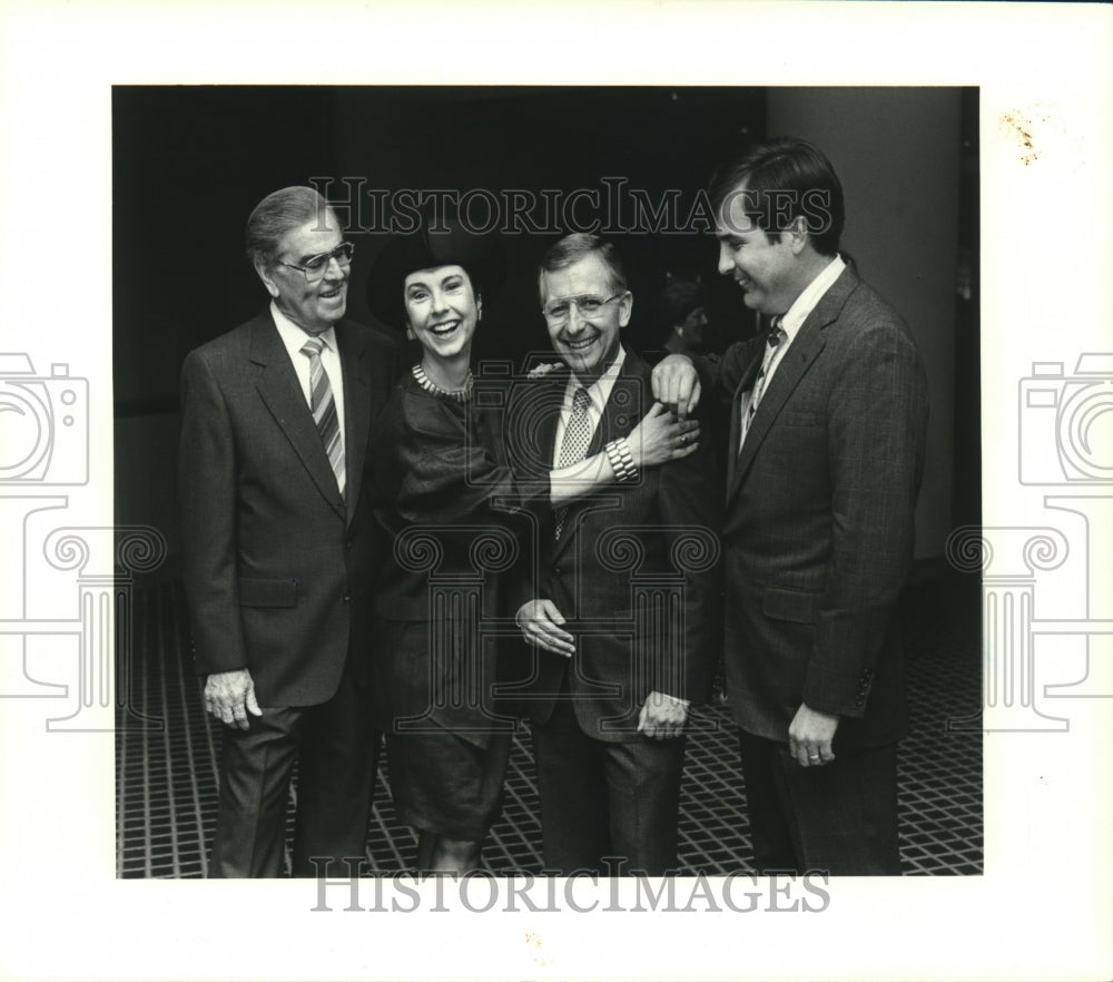 1988 John Brennan, Mignor Fogel, Tom Fellers &amp; Terry Alarcon at Gala - Historic Images