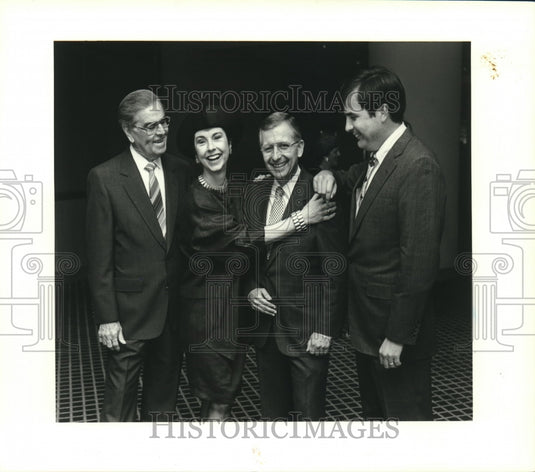 1988 John Brennan, Mignor Fogel, Tom Fellers & Terry Alarcon at Gala - Historic Images