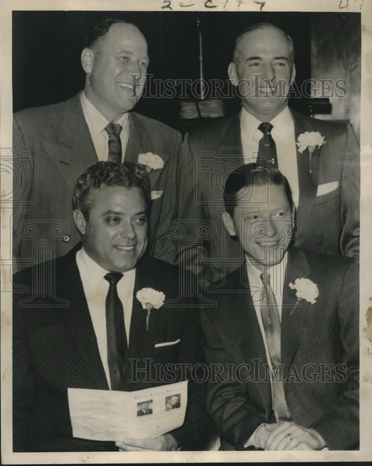 1958 Press Photo Officers of the Metairie Business Association installed - Historic Images
