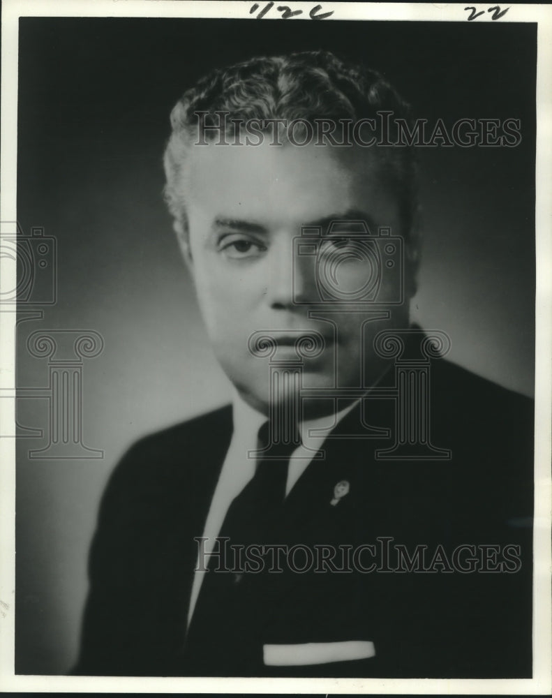 1971 Press Photo William J. Dwyer, member of Louisiana State Highway Commission-Historic Images