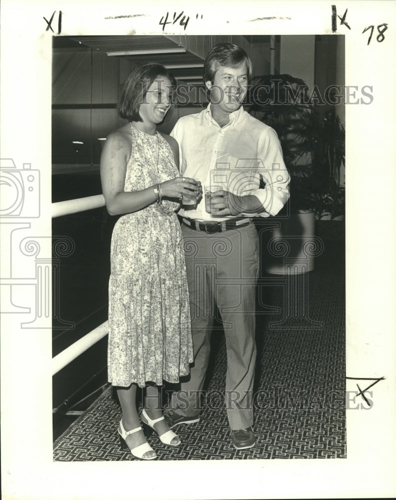 1978 Press Photo Bachelor&#39;s Club president Stephen N. Fant and Lynda Lafaye - Historic Images