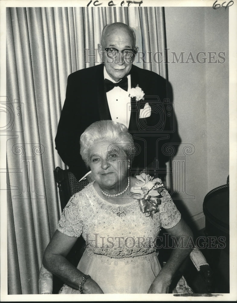 1971 Mr. and Mrs. John W. Fanz Senior celebrate 50th Anniversary - Historic Images