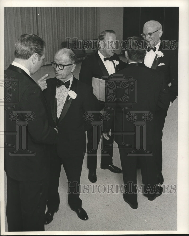 1971 Press Photo Allen Ellender, second from left at Event - nob03257 - Historic Images